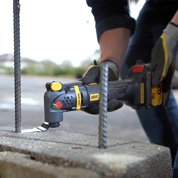 CAT DX41B 18Volt Kömürsüz Profesyonel Çok Amaçlı Devir Ayarlı Raspalama+14 Adet Aksesuar (Akü Dahil Değildir) - 4