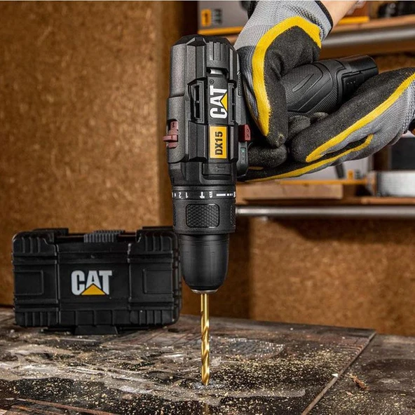 CAT DX15 12Volt/2.0Ah Li-ion Profesyonel Şarjlı Darbeli Matkap - 9