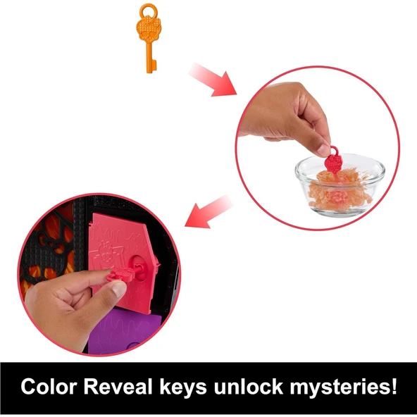 Orjinal Monster High Bebekleri Gizemli Arkadaşlar Neon Monster High Seri 3 Bebekleri Toralei - 2