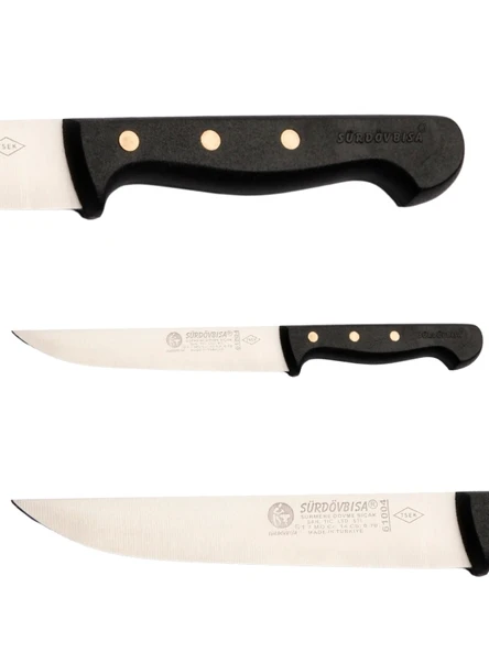 Sürdövbisa F61004 Plastik Pimli Sap Mutfak Bıçağı - Resim 3