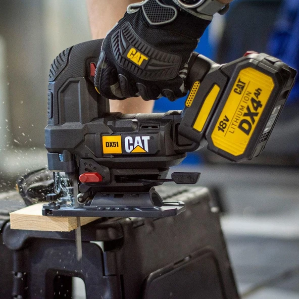 CAT DX51B 18Volt Kömürsüz Profesyonel Dekupaj Testere (Akü Dahil Değildir) - 9