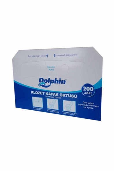 Alsepeteavm  Dolphin Klozet Kapak Örtüsü 200lü