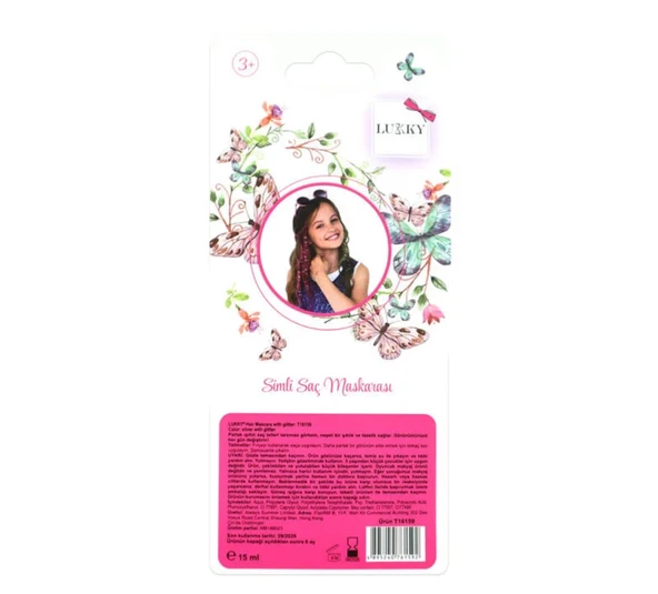 Lukky Saç Maskarası Neon Mor - 4