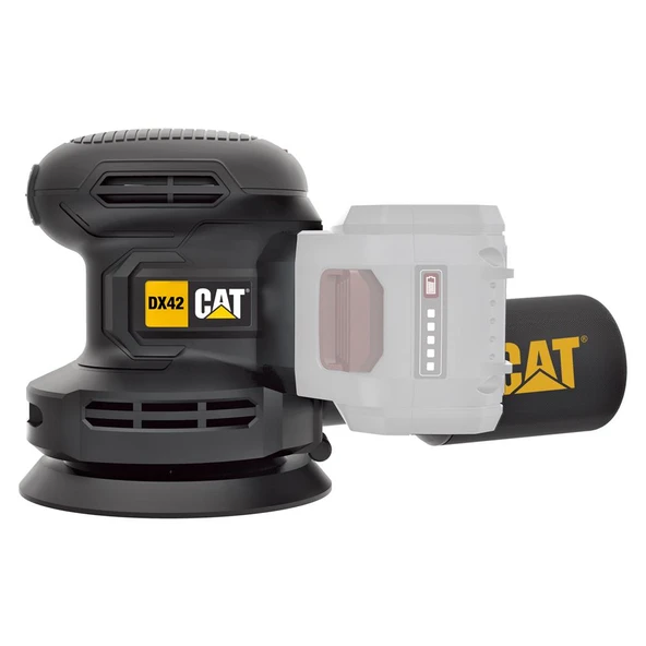 CAT DX42B 18Volt 125mm Profesyonel Devir Ayarlı Eksantrik Zımpara (Akü Dahil Değildir) - 7