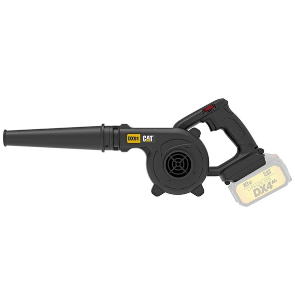 CAT DX91B 18Volt Profesyonel Devir Ayarlı Üfleyici + 5 Parça Aksesuar (Akü Dahil Değildir) - 7