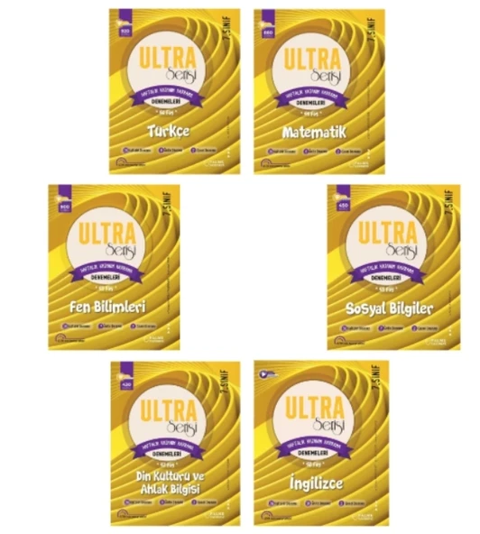 PALME YAYINLARI 7.SINIF TÜRKÇE - MATEMATİK - FEN BİLİMLERİ - SOSYAL BİLGİLER - DİN - İNGİLİZCE KAZANIM KAVRAMA DENEME SE ürün görseli