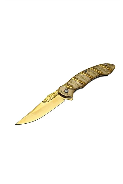Alsepeteavm Metal Snake Çakı Gold