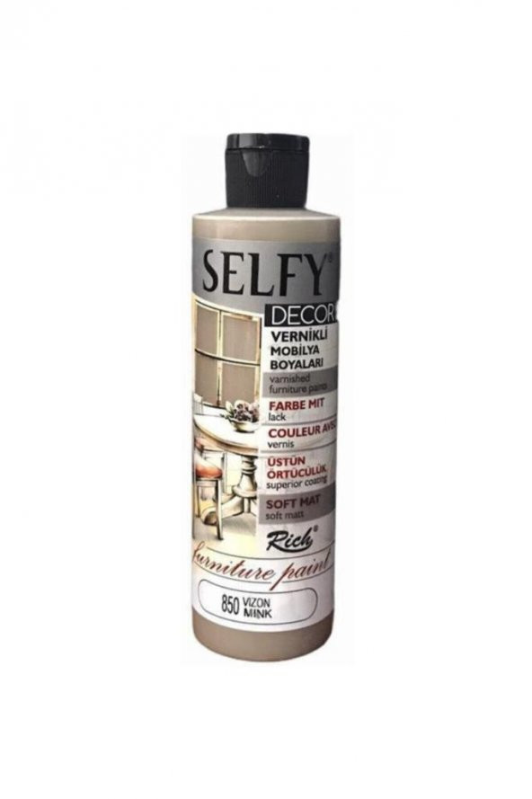 Selfy Decor Vernikli Boya 240 Cc 850 Vizon - 1