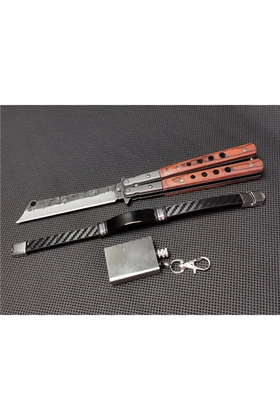 Alsepeteavm 3 lü 21 cm Damascus İşlemeli Kelebek Kılıflı Set 5004586574
