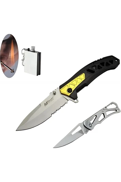 Alsepeteavm Mtech Serisi 4-19-1 21 cm Sarı Çakı Seti SLN255