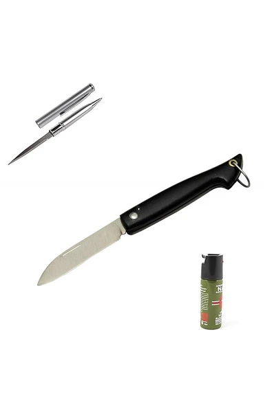 Alsepeteavm Kişiye Özel Mini Siyah Çakı Blk 11 CM