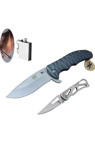 Alsepeteavm Dpx Gear Serisi TNG-4561-23 cm Sirius Titanyum Çakı Seti SLN597