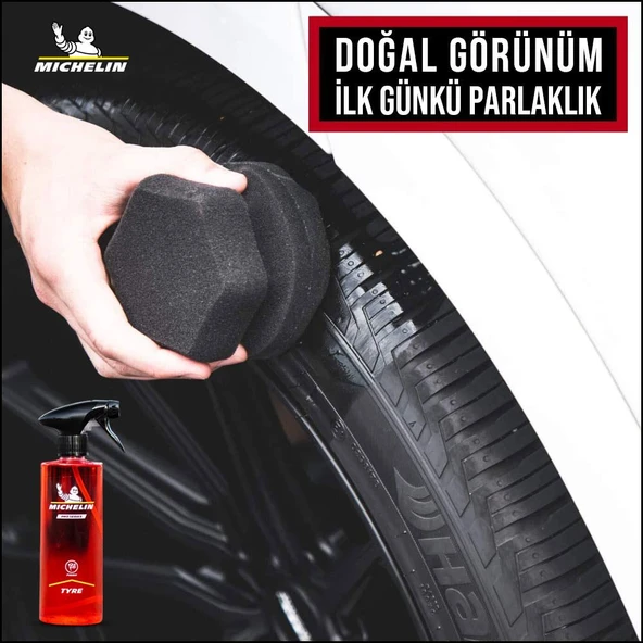 Michelin MC33573 500ml PRO Serisi Lastik ve Trim Parlatıcı, Koruyucu ve Yenileyici Sprey - 9