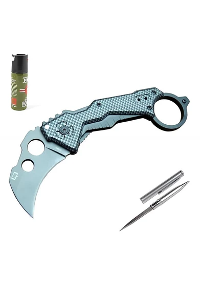 Alsepeteavm Kişiye Özel QTRM5TR KARAMBİT DA46-18 CM