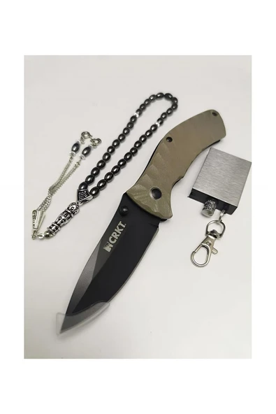 Alsepeteavm CRKT 18cm Bıçak Kılıflı Kamp Çakı Kamp Bıçak