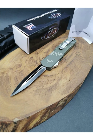 Alsepeteavm Orijinal Microtech 24 cm İçten Çıkmalı Otomatik Kamp Çakısı