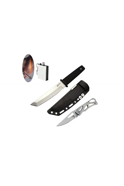 Alsepeteavm ColdSteel Serisi AUS 8A 25 CM Kobun Tanto Bıçak Seti SCK457902