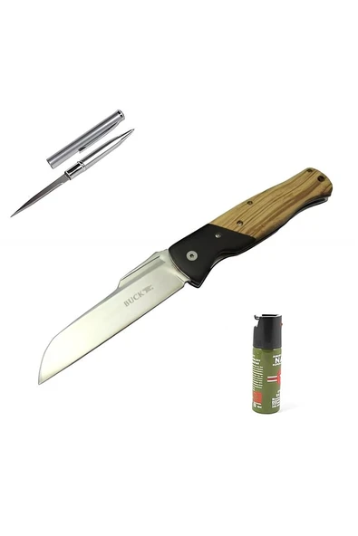 Alsepeteavm Kişiye Özel Buck Çakı Ahşap BK-016ZBR-23 CM SCK2024591187