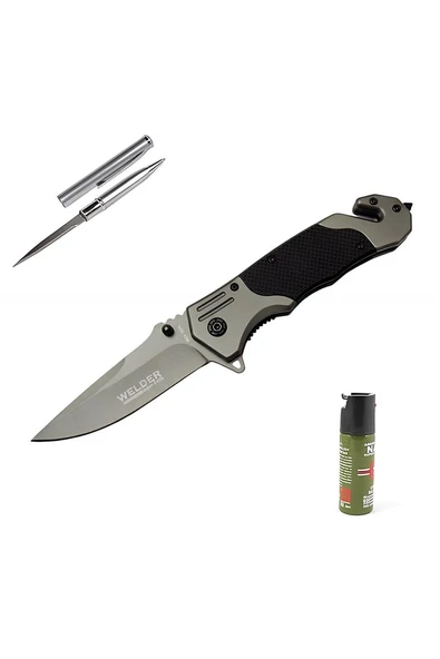 Alsepeteavm Kişiye Özel Welder Kurtarma Çakısı Bk WD-909 21.5 CM
