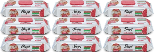 Sleepy Easy Clean Yüzey Temizlik Mutfak Havlusu-Mendili  50 Yaprak Greyfurt Yağlı (9Lu Set) 450 Yprk