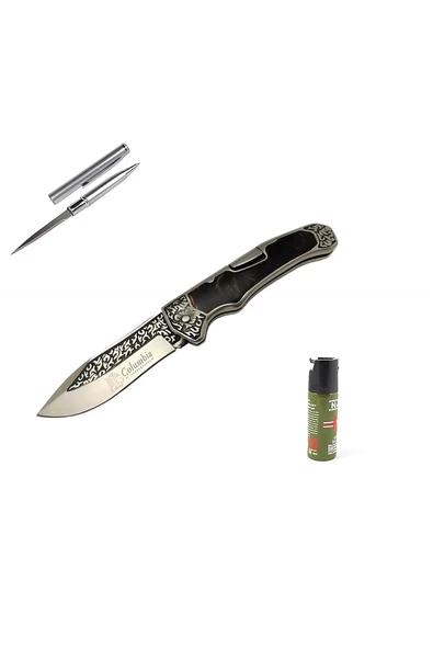 Alsepeteavm Columbia Kişiye Özel Kahve Çakı B-3154-B 21 CM