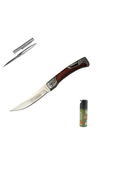 Alsepeteavm Columbia Kişiye Özel Hançer Çakı B-3165-A 21.5 CM