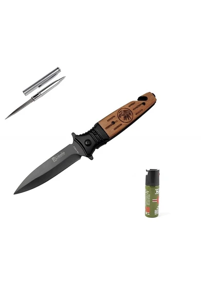 Alsepeteavm Columbia Kişiye Özel Kurtarma Çakısı Kartal Desenli FS-1102-2 20.5 CM