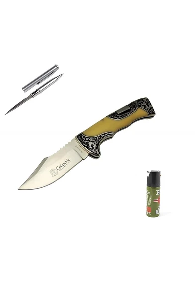 Alsepeteavm Columbia Kişiye Özel Sedef Çakı K B-3157-C 21 CM
