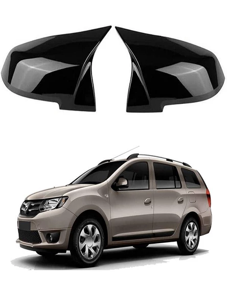 Dacia Logan 2013- Araca Özel Batman Yarasa Ayna Kapağı Pianoblack