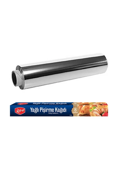 Alsepeteavm  Roll-up Alüminyum Folyo Ve Pişirme Kağıdı 2 Parça Ekonomik Mutfak Seti 5