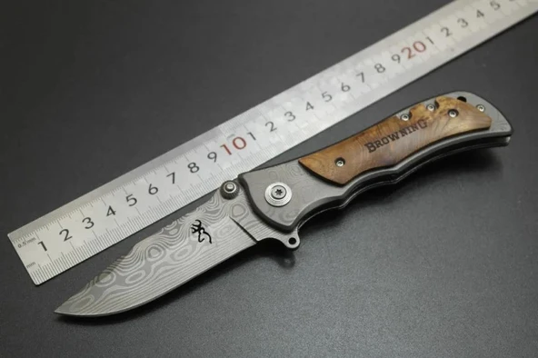 Alsepeteavm Browning Damascus Kamp Çakısı