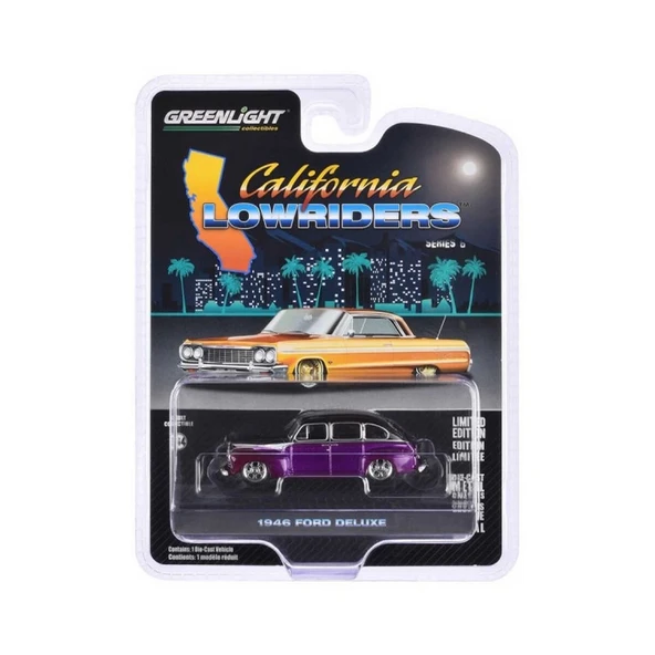 Greenlight 1/64 California Lowriders Series 6- 1946 Fordor Super Deluxe - 4