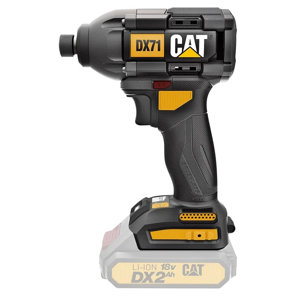 CAT DX71B 18Volt 215Nm Kömürsüz Profesyonel Şarjlı Darbeli Tornavida (Akü Dahil Değildir) - 7