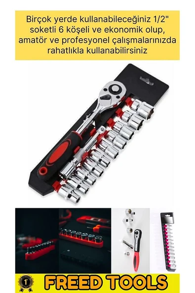 12 Parça Kaliteli 1/2 Cırcır Lokma Seti Standlı - 5