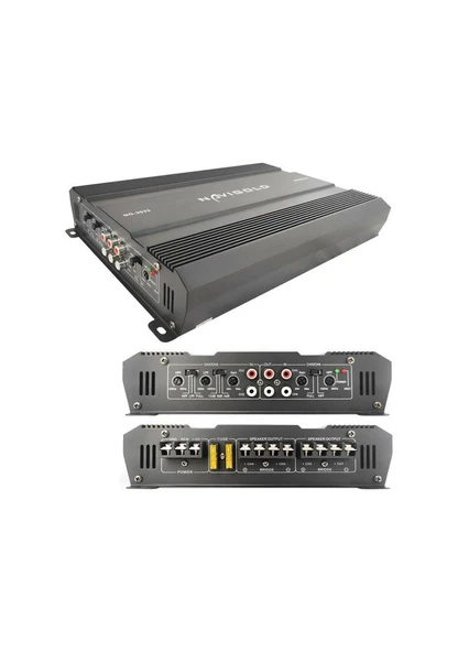 Navigold Ng-2033 4 Kanal Oto Amfi 3000w Maksimum 2 Ohm 4x70w Rms 4 Ohm 4x50w Rms - 4