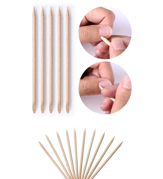 Claris Ahşap Manikür Çubuğu 50Li - Resim 2