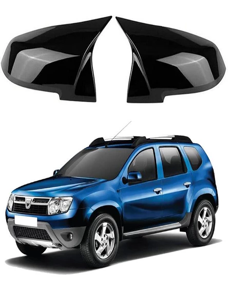 Dacia Duster 10-18 Araca Özel Batman Yarasa Ayna Kapağı Pianoblack