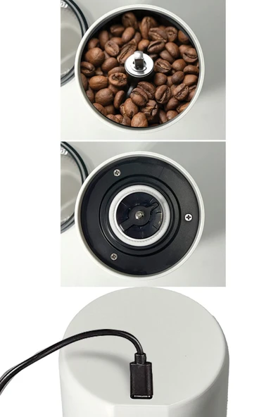 Kiwi KSPG-4816 Şarjlı Kahve Baharat Öğütücü Siyah - 3