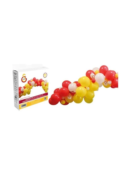 Balon Dekoransyonu 3lü Set Galatasaray Set 70'li - Makaron