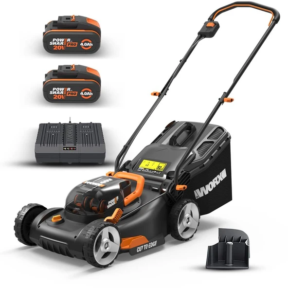 WORX WG743E 40Volt 4.0Ah. Li-ion 40cm Profesyonel Şarjlı Çim Biçme ürün görseli