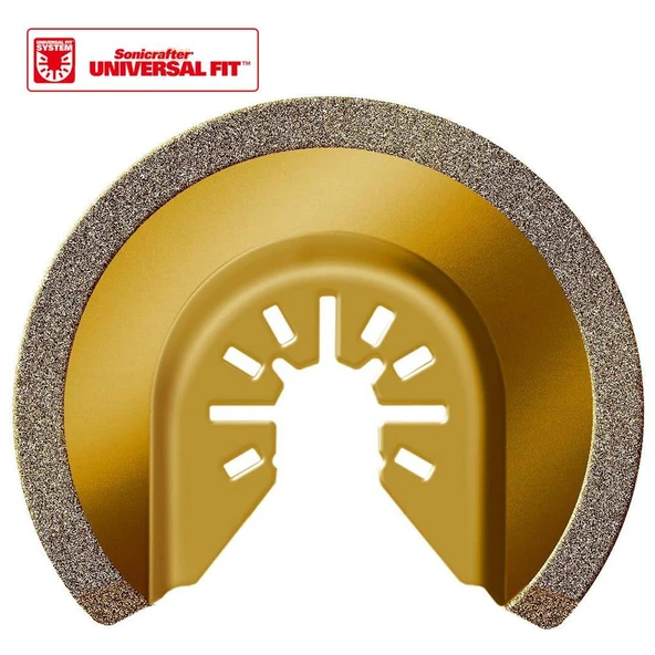 WORX WA4977 Çok Amaçlı Raspalama Makinası İçin 63mm 180˚ Beton, Fayans Derz Arası Universal Temizleme/Kesme Karbür Bıçağı - 2