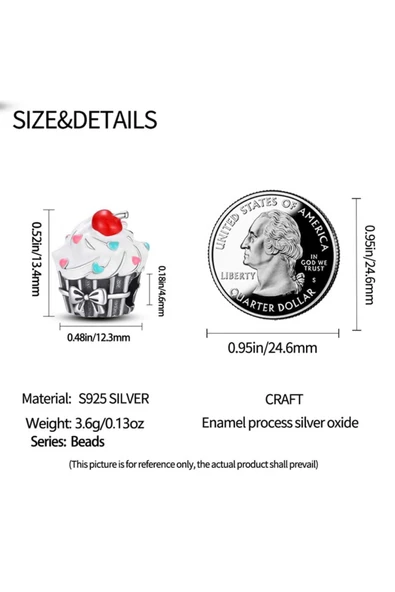 MAM Doğum Günü Cupcake Charm - 4