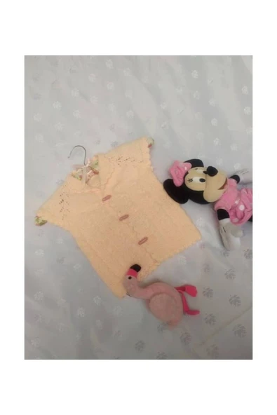 MAMSHOP KIZ BEBEK YELEK SOMON-YAVRUAĞZI