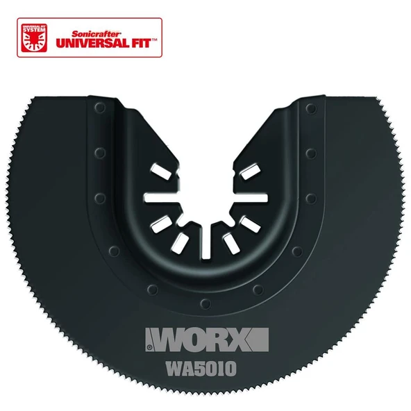 WORX WA5010 Çok Amaçlı Raspalama Makinası İçin 80mm 180˚ Metal, Ahşap, Fiberglas, PVC Universal Kesme Bıçağ - 5
