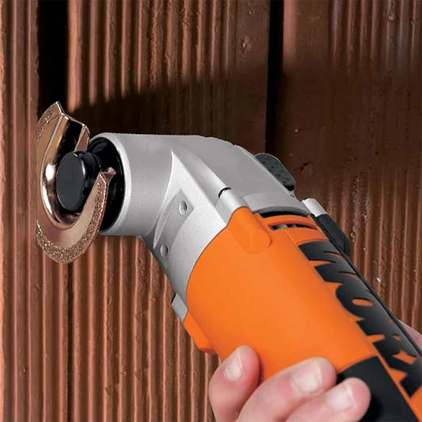WORX WA4977 Çok Amaçlı Raspalama Makinası İçin 63mm 180˚ Beton, Fayans Derz Arası Universal Temizleme/Kesme Karbür Bıçağı - 3