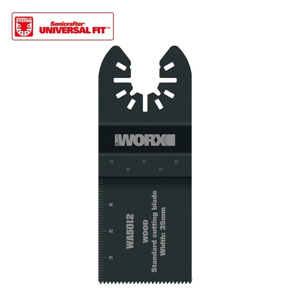 WORX WA5012 Çok Amaçlı Raspalama Makinası İçin 35x40mm Ahşap, Fiberglas, PVC Universal Kesme Bıçağı - 2