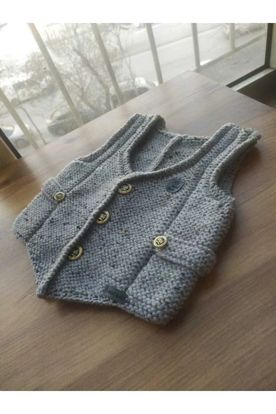 MAM Erkek Çocuk Ata Yeleği Cepken Yelek - 8