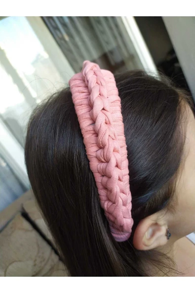 MAM Handmade Örgü Taç Saç Tokası