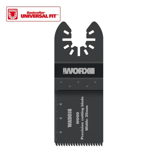 WORX WA5016 Çok Amaçlı Raspalama Makinası İçin 35x40mm Ahşap ve PVC Universal Hassas Kesme Bıçağı - 2