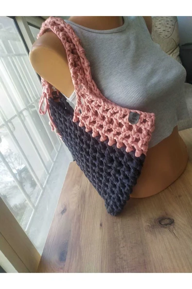 MAM Asimetrik Yazlık File Çanta Omuz - Kol Handmade - 6